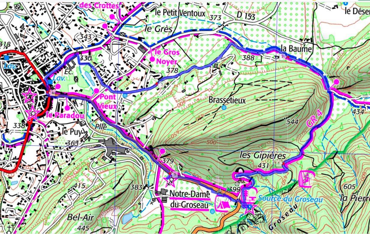 Trace Autour du Groseau